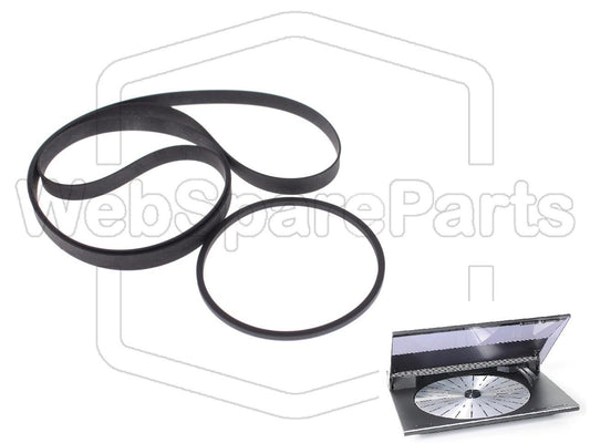 Kit courroies pour platine vinyle Bang & Olufsen Beogram 3000 Type 5903