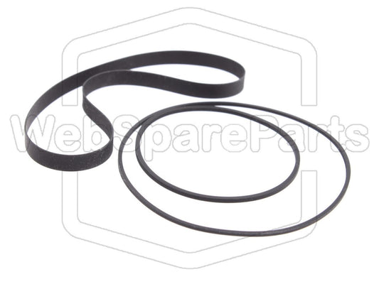 Kit Courroies Pour Platine Cassette Akai CS-F110