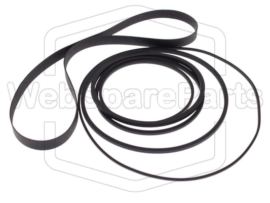 Kit Courroies Pour Magnétoscope Sony SL-J10 Betamax