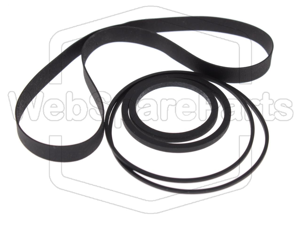 Kit Courroies Pour Magnétoscope Sharp VC-385 GS