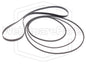 Kit courroies compatible Sanyo M-9998K pour réparation radio cassette