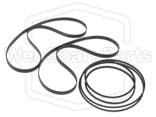 Kit Courroies Pour Double Platine Cassette Kenwood X-47