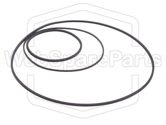 Kit Courroies (Version 1) Pour Platine Cassette Akai GX-C38