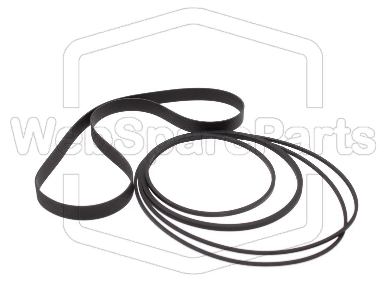 Kit Courroies Pour Platine Cassette Sansui SC-5100