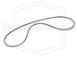 Courroie de rechange pour autoradio cassette Kenwood KR-C225.