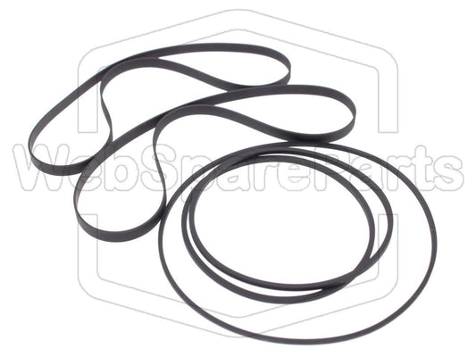 Kit Courroies Pour Platine Cassette Sanyo RD-W340