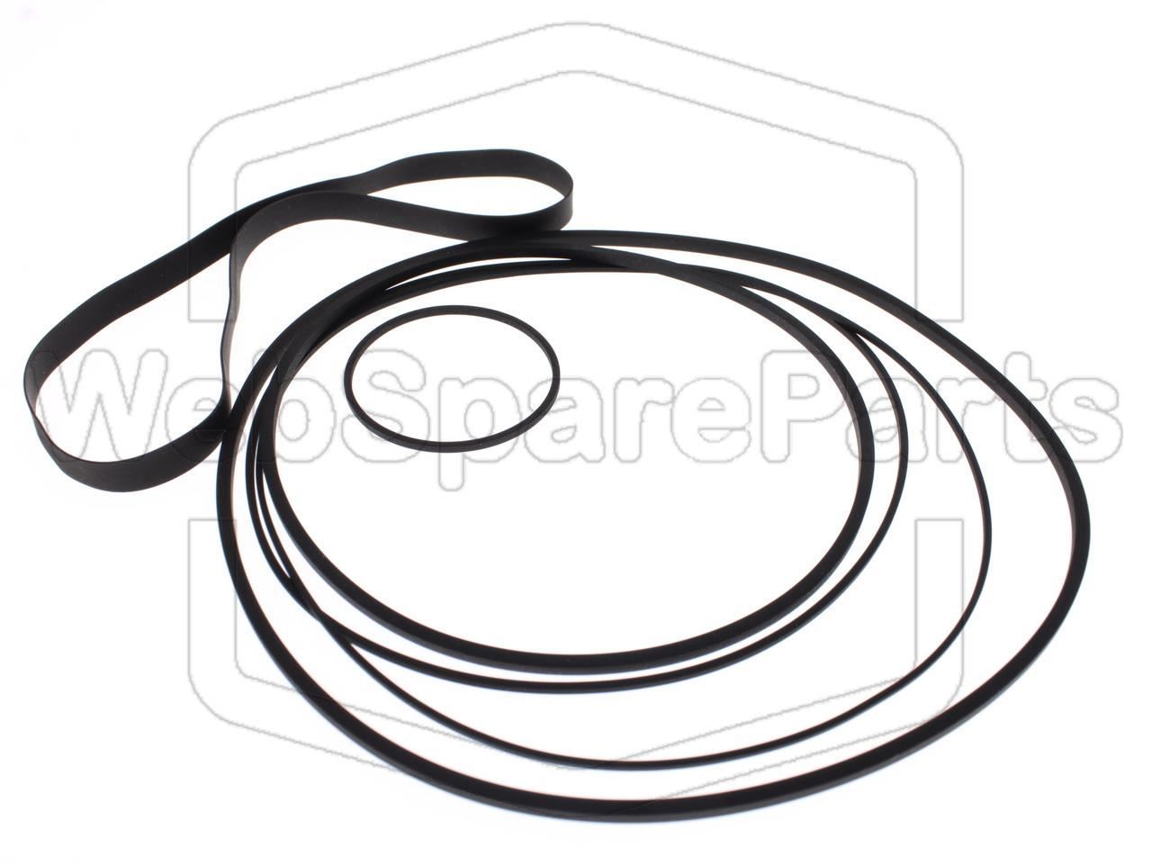 Kit Courroies Pour Magnétoscope Sony SL-J9 Betamax