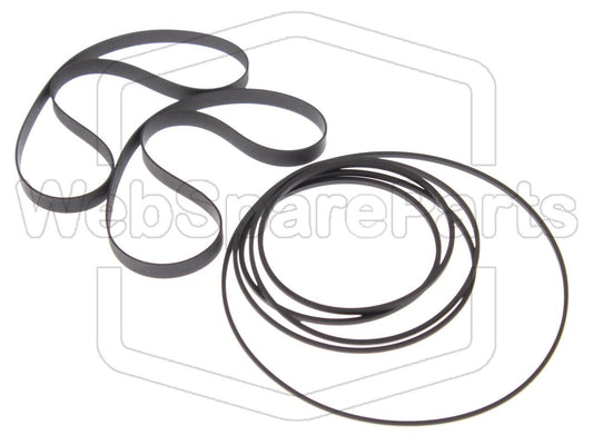 Kit de courroies pour lecteur cassette Technics RS-D550W