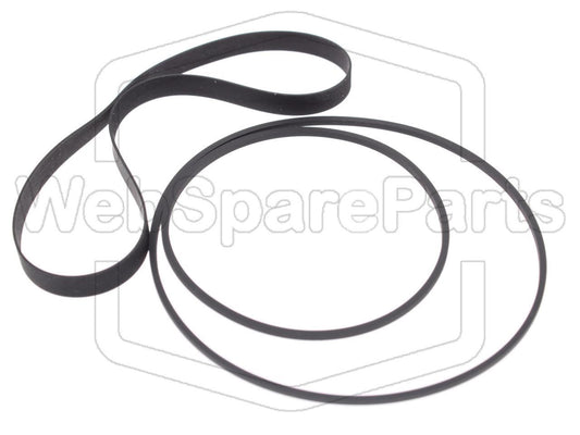 Kit Courroies Pour Platine Cassette Sharp RT-10