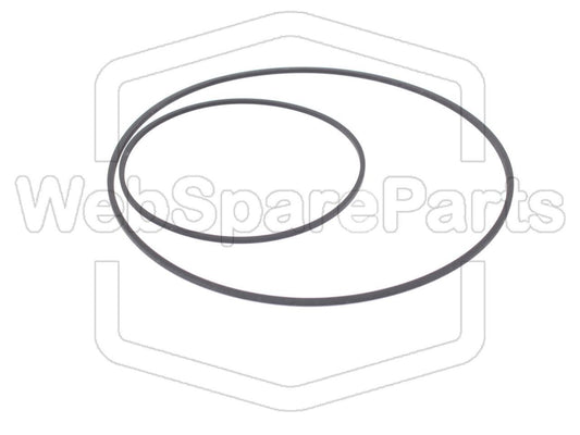 Kit courroies pour autoradio cassette Philips AC721 22AC721