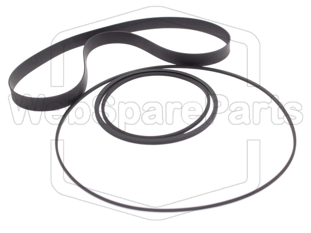 Kit Courroies Pour Platine Cassette Nakamichi 482