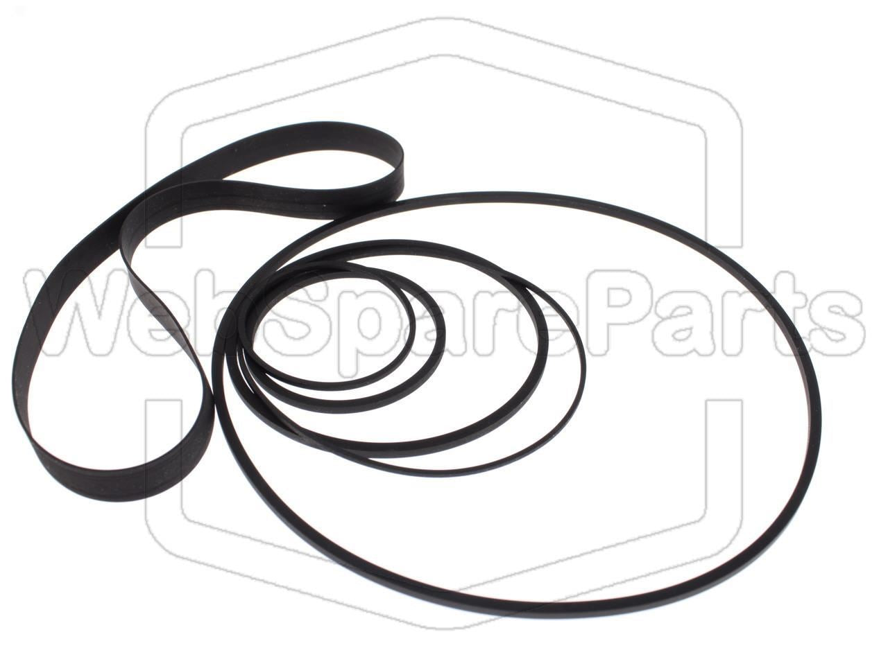 Kit Courroies Pour Magnétoscope Panasonic NV-366