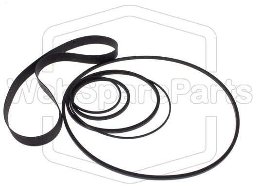 Kit Courroies Pour Magnétoscope Panasonic NV-366