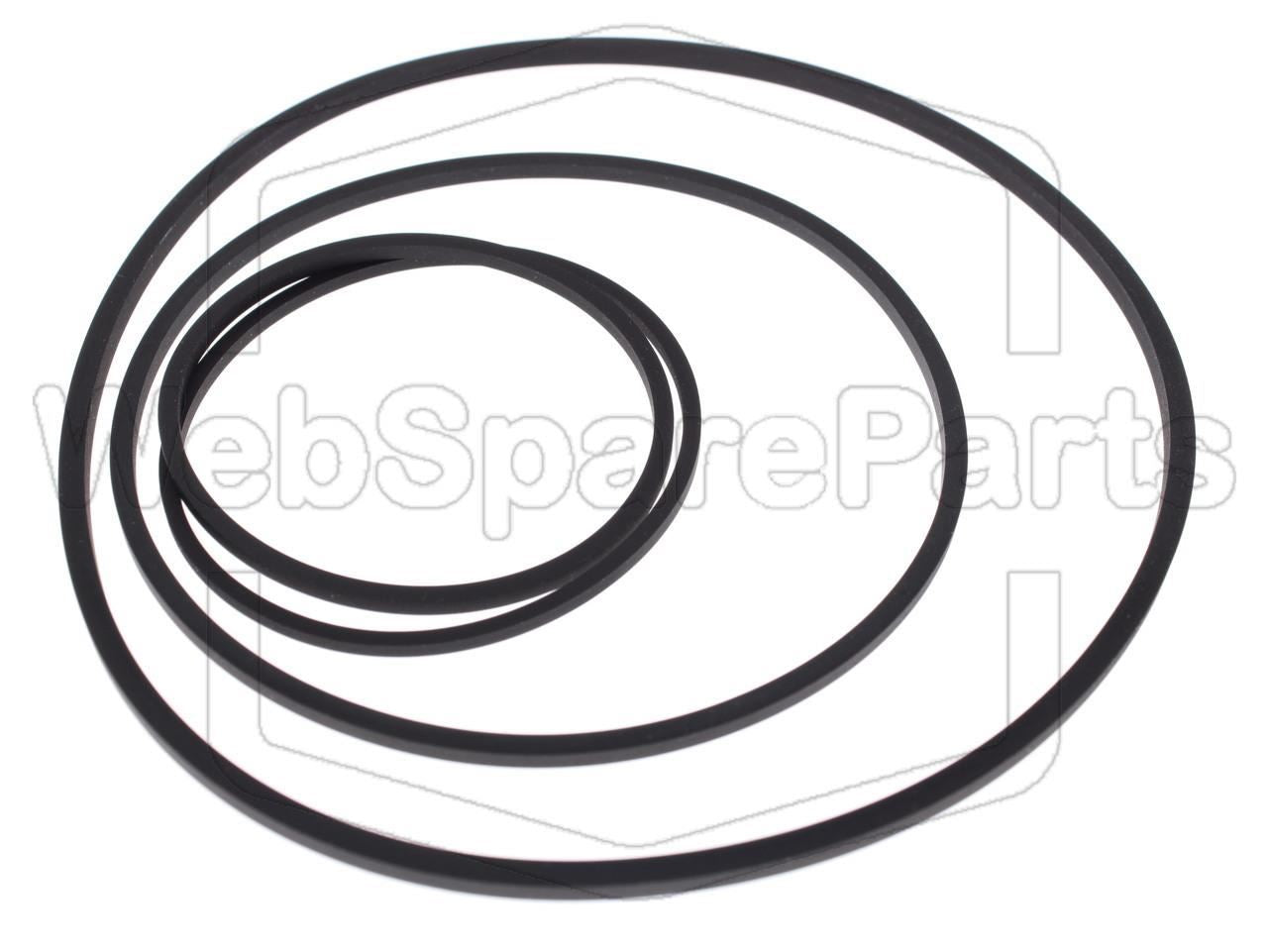 Kit de courroies pour magnétoscope Luxor 9255