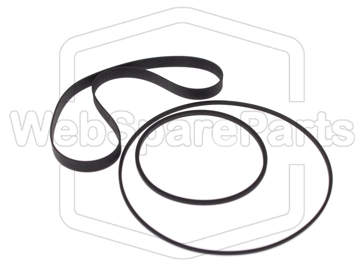 Kit Courroies Pour Platine Cassette Teac V-490