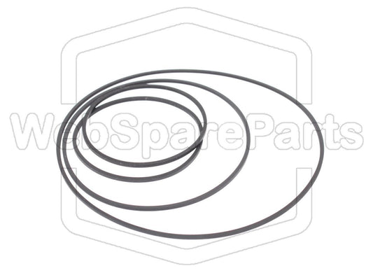 Kit Courroies Pour Lecteur de cassette Sony CFD-777