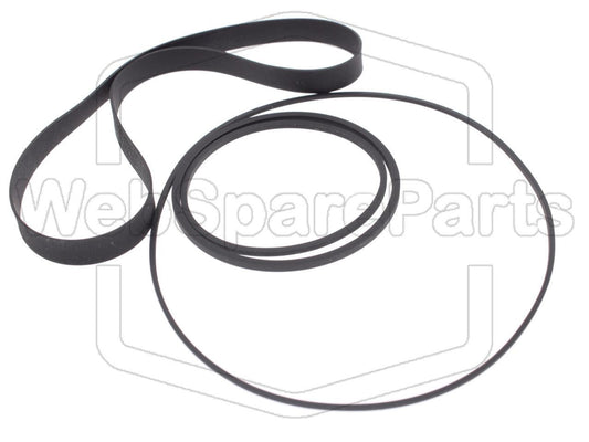 Kit Courroies Pour Platine Cassette Nakamichi 681 ZX