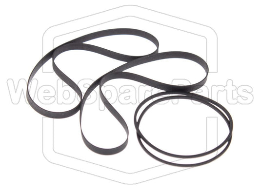Kit Courroies Pour Double Platine Cassette Kenwood KX-W6070