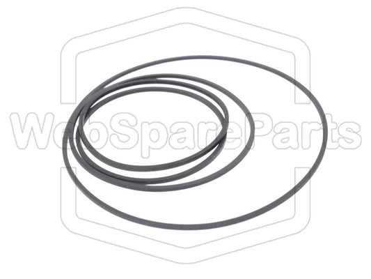 Kit Courroies Pour Lecteur de cassette Sony CFD-265/L