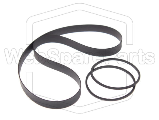 Kit Courroies Pour Platine Cassette Alpine Alpage AL-85