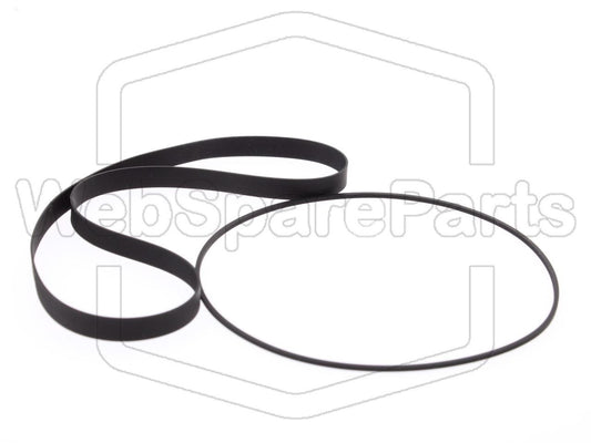 Kit Courroies Pour Platine Cassette Akai GX-C750D