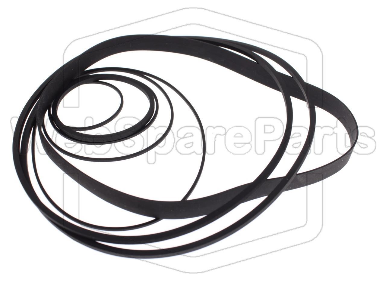 Kit de courroies pour magnétoscope Palladium 837/946