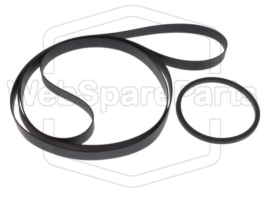 Kit courroies pour platine vinyle Sharp VZ-2000