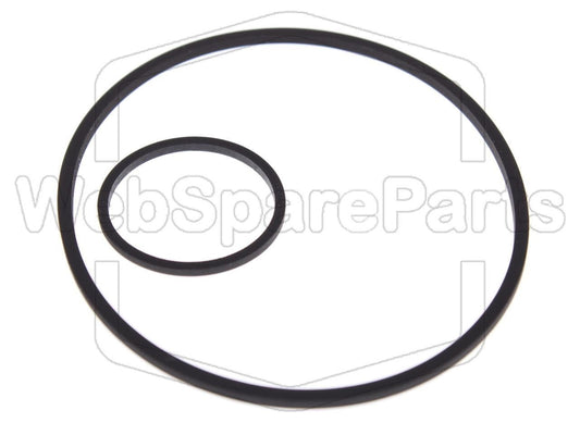Kit de courroies pour magnétoscope JVC BR-1600 EG/EK Portable