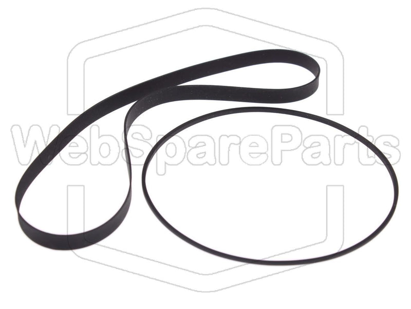 Kit Courroies Pour Platine Cassette Kenwood KX-727R