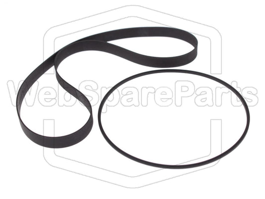 Kit Courroies Pour Platine Cassette Teac V-33