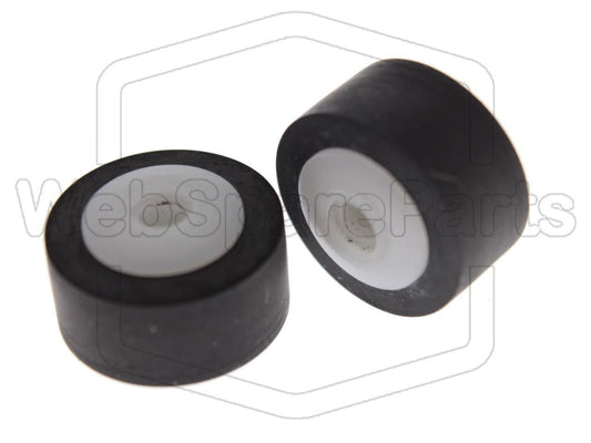 Galets Presseurs compatible Technics RS-T20 pour réparation Platine Cassette