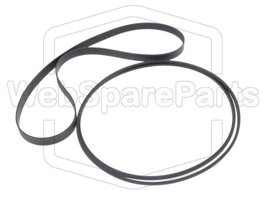 Kit Courroies Pour Platine Cassette Aiwa AD-3500