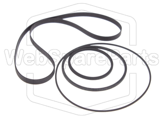 Kit Courroies Pour Platine Cassette Pioneer CT-760