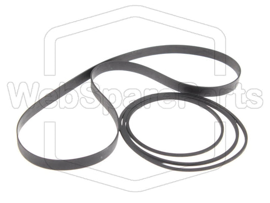 Kit Courroies Pour Platine Cassette Pour  Rotel RD-1000/M