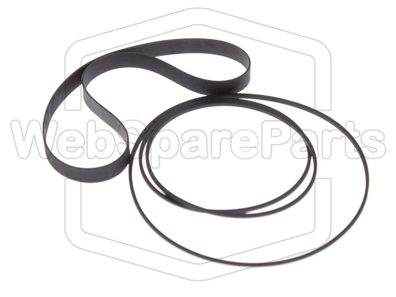 Kit Courroies Pour Platine Cassette Stéréo Kenwood KX-1003