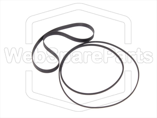 Kit de Correas Pour Platine Cassette Aiwa AD-F500 (Version 1)
