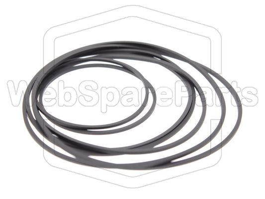 Kit Courroies Pour Double Platine Cassette Kenwood KX-64W