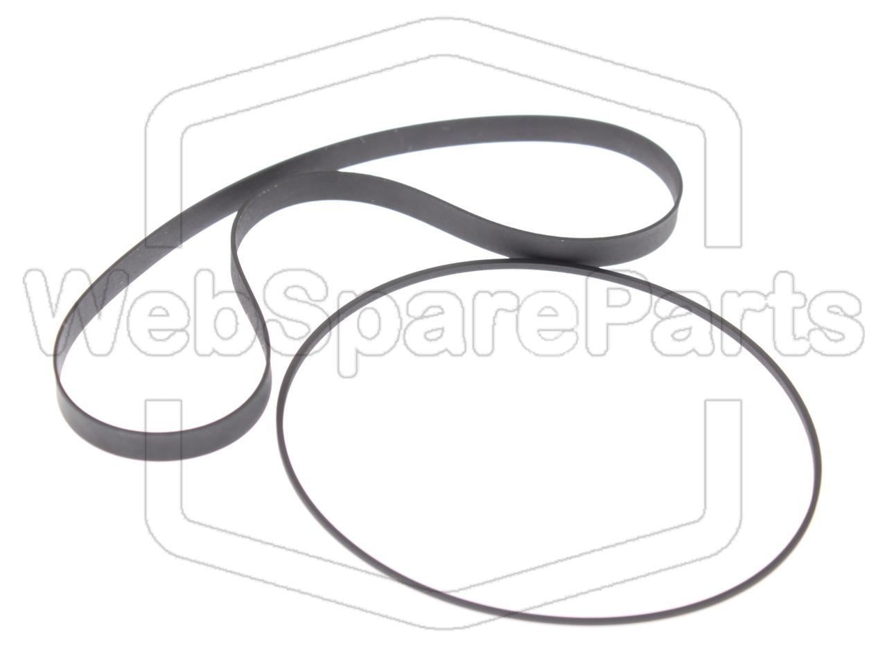 Kit Courroies Pour Platine Cassette Technics RS-B48R