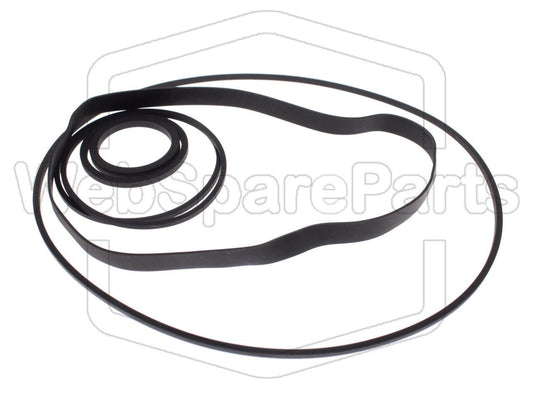 Kit Courroies Pour Magnétoscope Hitachi VT-258 E