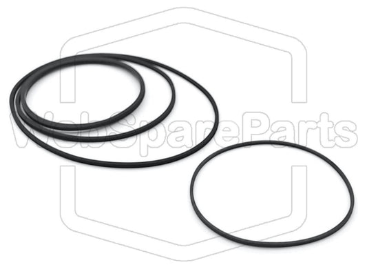Kit Courroies Pour Platine Cassette Sharp CP-301E