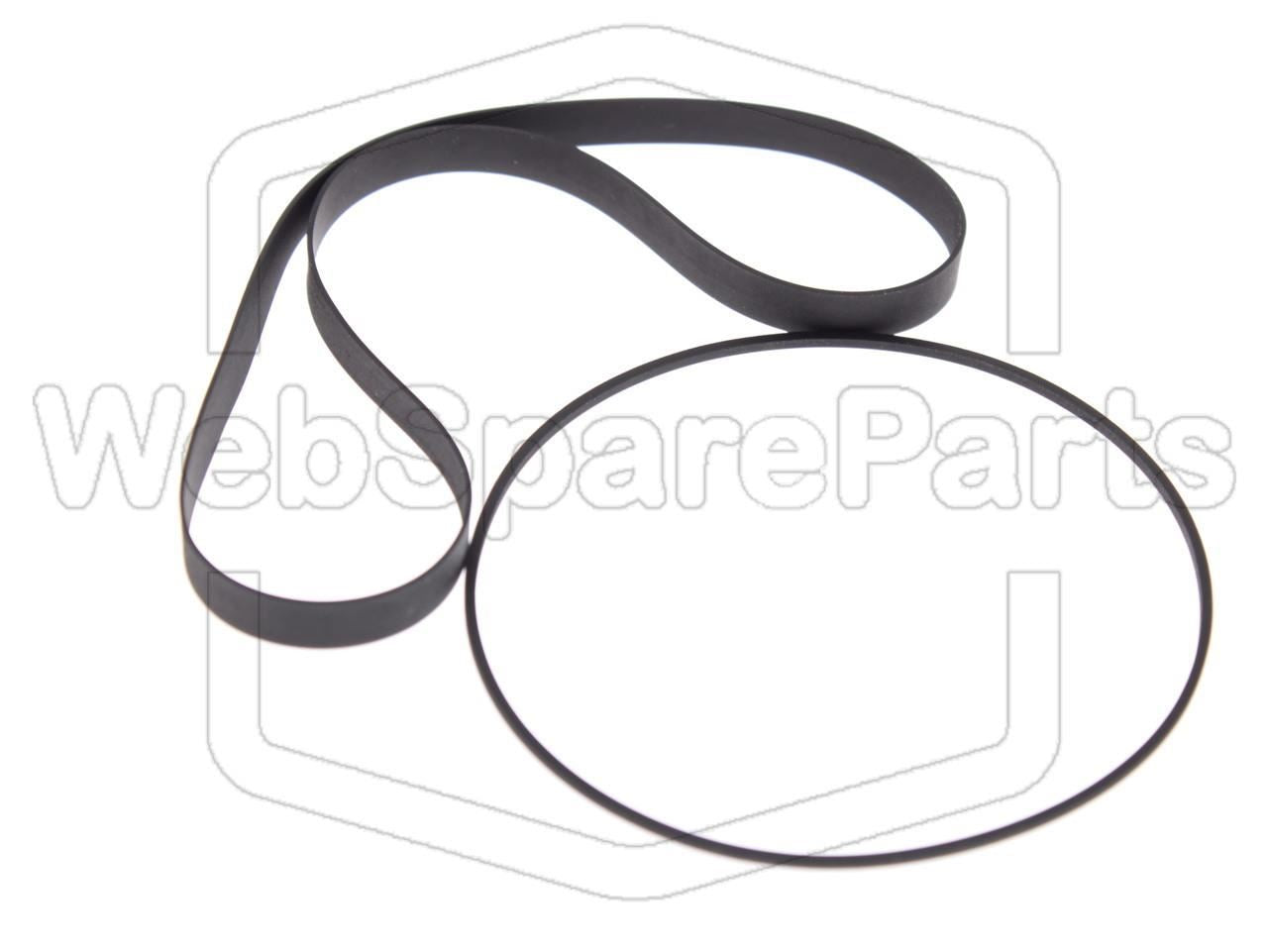 Kit Courroies Pour Platine Cassette Stéréo Kenwood KX-40