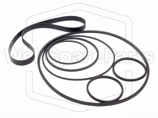 Kit Courroies Pour Magnétoscope Sony SL-3000 Betamax