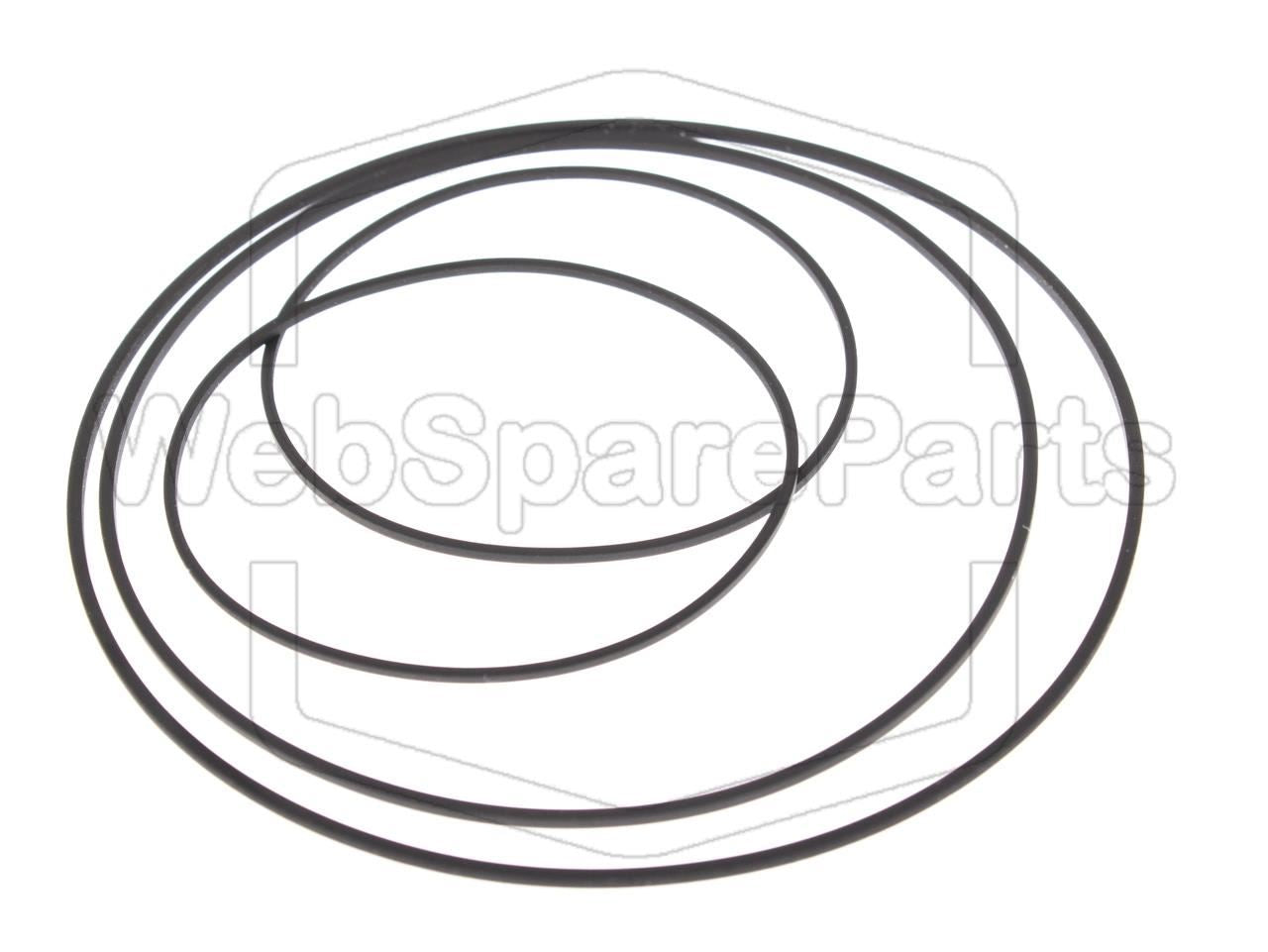 Kit de courroies pour lecteur cassette Philips FW630