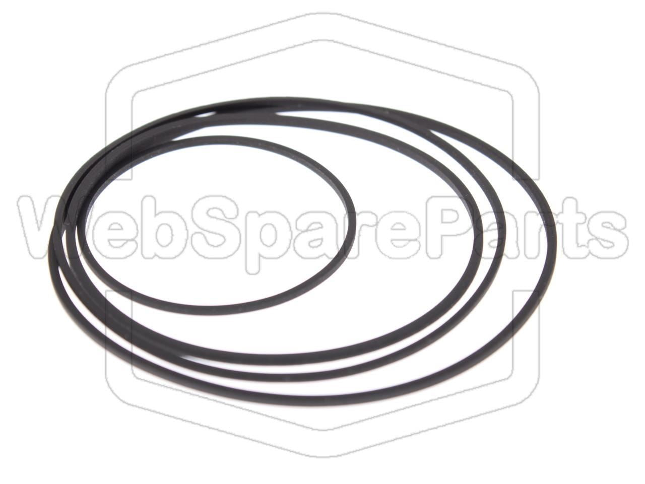 Kit Courroies Pour Platine Cassette Stéréo Kenwood KX-45C