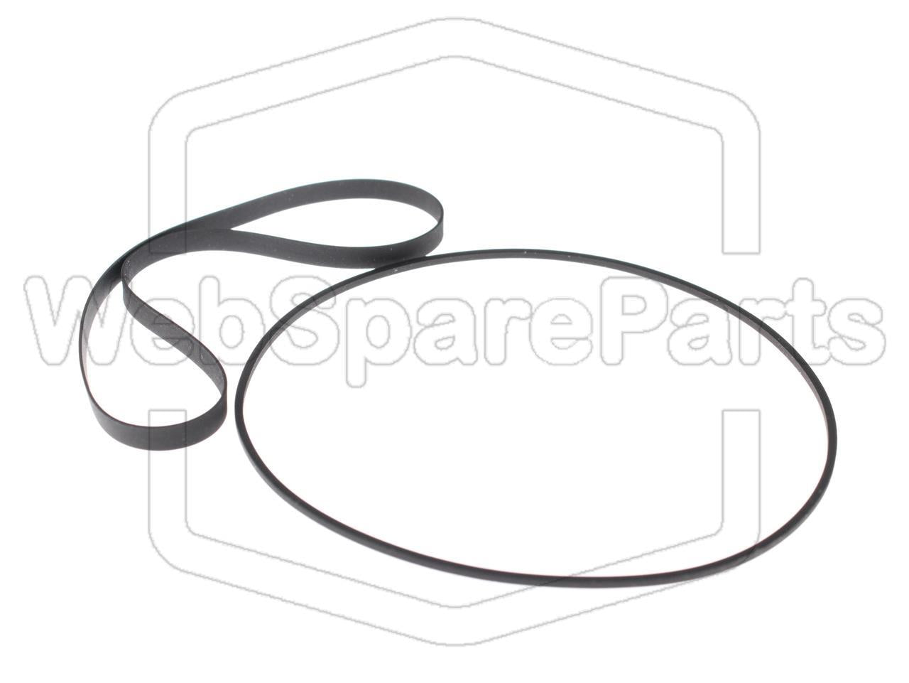 Kit Courroies Pour Platine Cassette Digital Philips DCC600