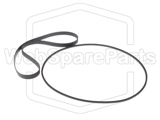 Kit Courroies Pour Platine Cassette Digital Philips DCC600