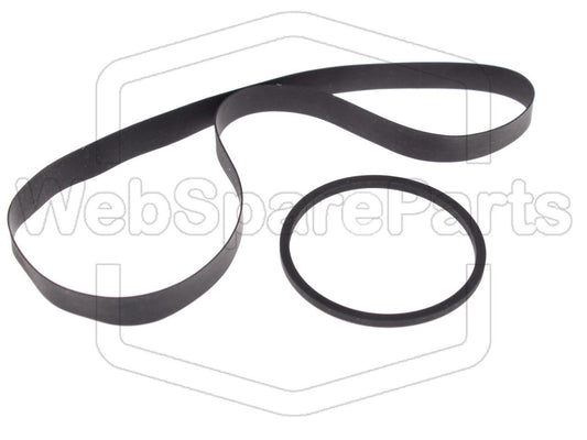 Kit Courroies Pour Magnétoscope Toshiba V-77 B