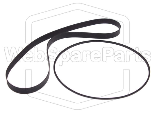 Kit Courroies Pour Magnétophone à cassette JVC RC-M70