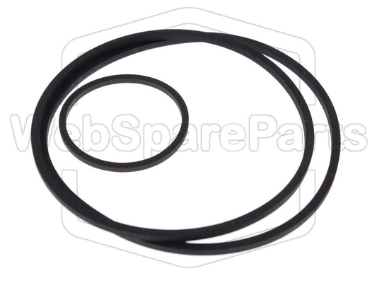 Kit de courroies pour magnétoscope Sanyo VHR-3300 EX/G/E