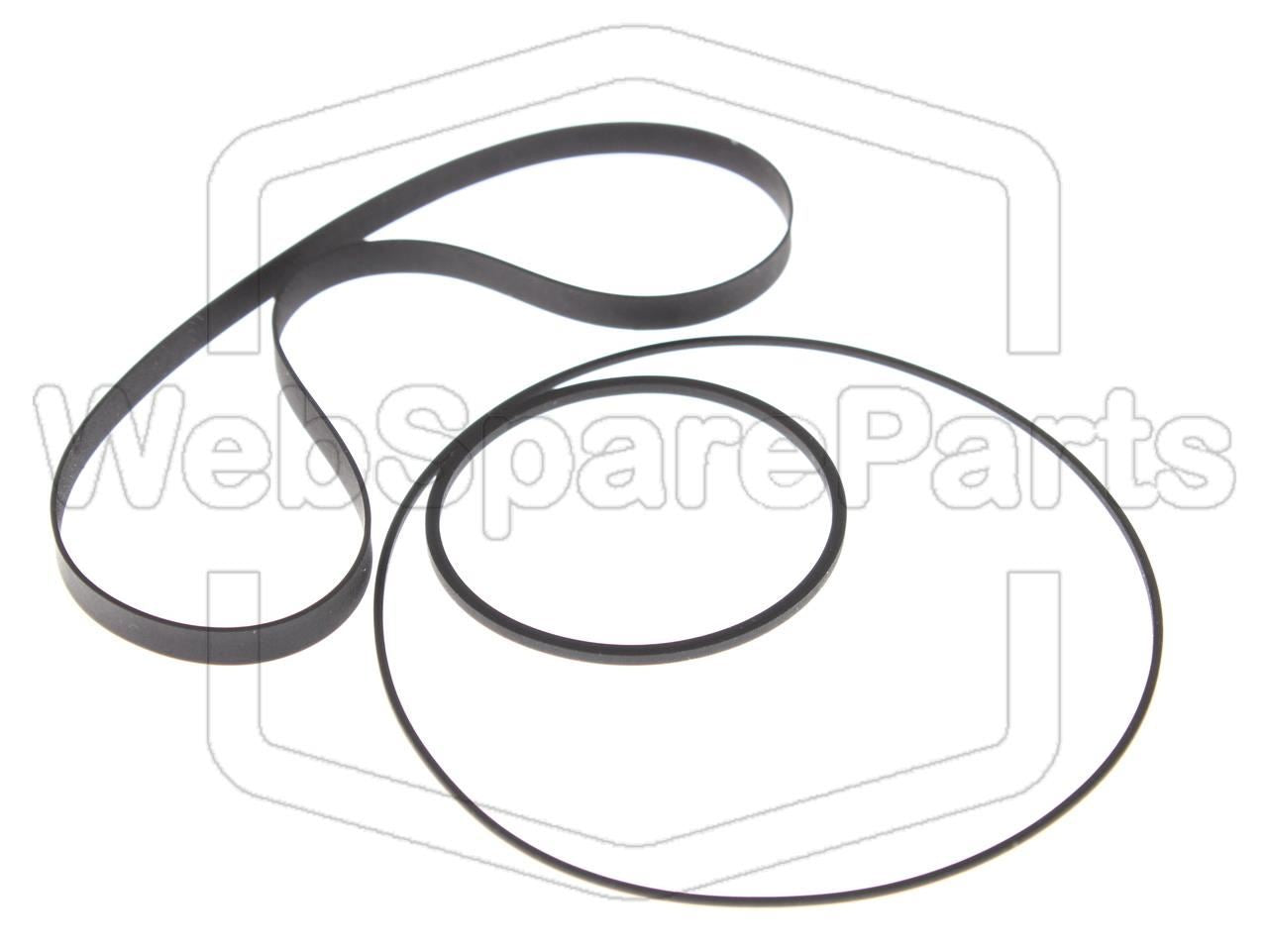 Kit de courroies pour lecteur cassette Sony TC-FX3030